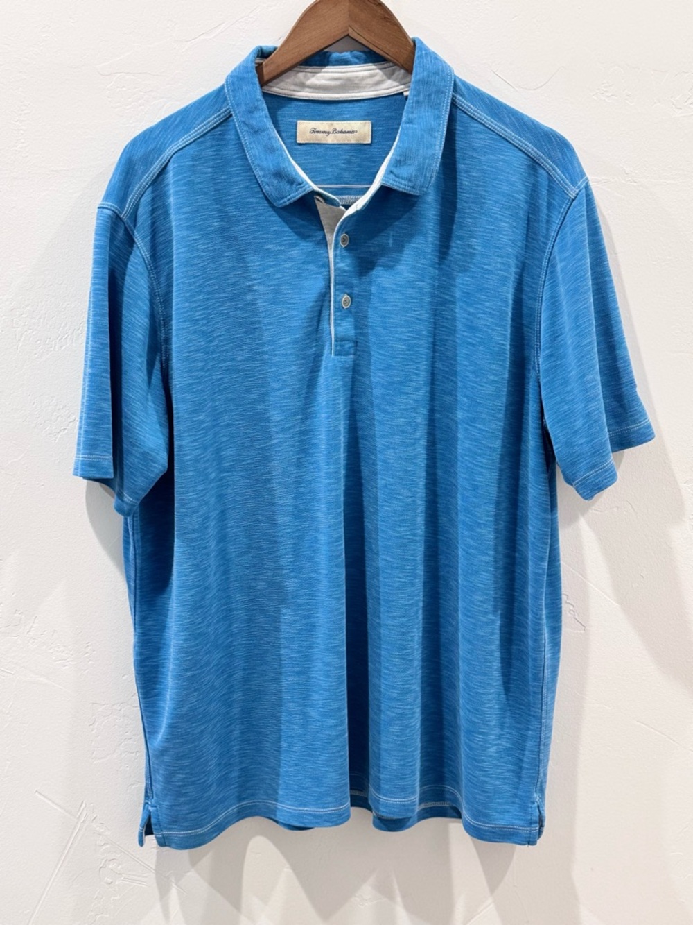 Tommy Bahama Blue Short Sleeve Polo Vintage Modal Polyester Breathable Size XXL - Picture 8 of 11